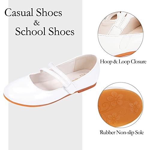 Girls Dress Shoes Mary Jane Flats Shoes for Girl Back to School Ballet Flat Princess Shoe2