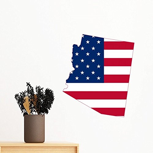 Sticker Nevada drapeau américain amovible autocollant mural chambre 40cm DIYthinker - 2