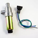 eGang Auto Leerlaufregler Ventil und Stecker 037906457D für VWS Jetta Golf Cabrio Corrados MK2 Audis 80