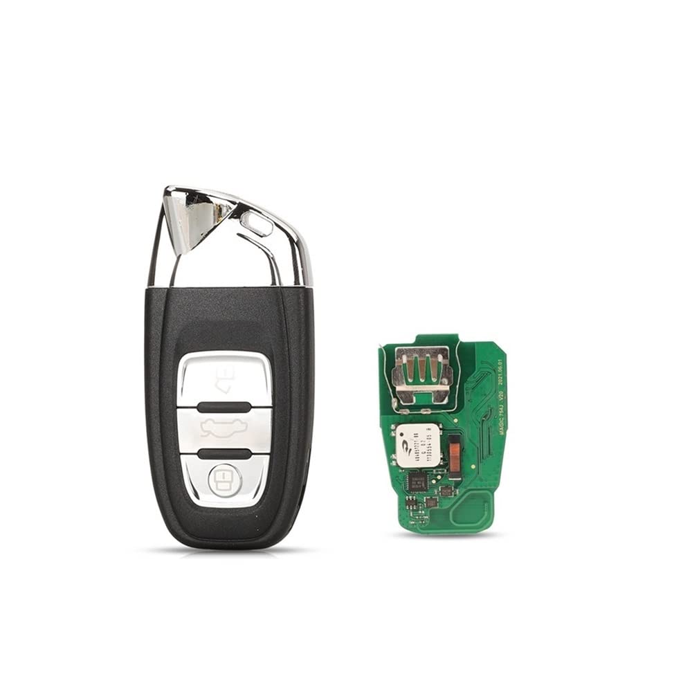 8T0959754F /K/J 8K0959754D - Mando a distancia para coche compatible con Audi A4 A5 A6L A7 Q5 sin llave Go 433/868Mhz PCF7945AC (tamaño : 868Mhz KeylessGo)