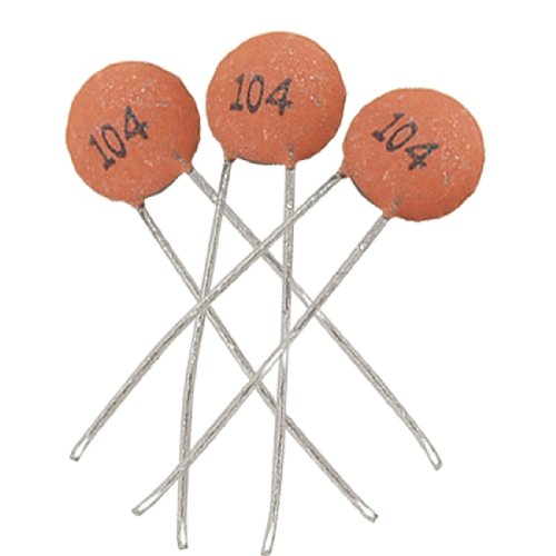 uxcell® 30 x 0.1uF 50V Low Voltage Ceramic Disc Capacitors