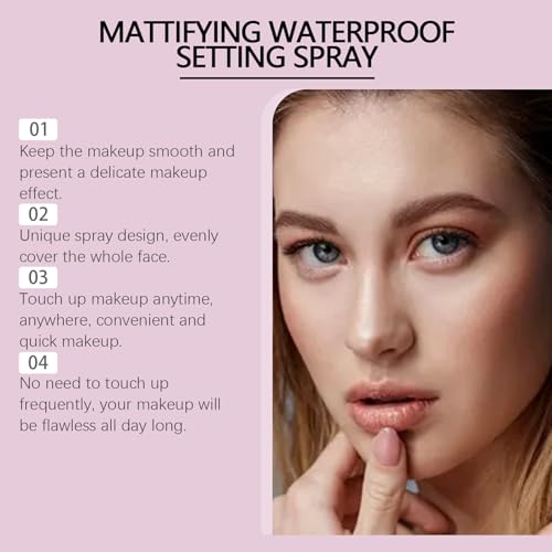 Jukeoiu Spray Fijador De Maquillaje | Fijador De Maquillaje Facial | Brum Ultra Fina 60ml De Secado Rápido Ligero Hidratante Para Mujeres, Gimnasio, Boda, Evento Nupcial, Viajes - imagen 4