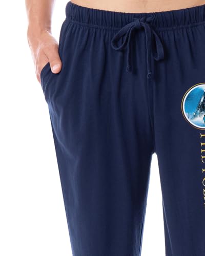 The Polar Express Men's Train Movie Film Logo Sleep Jogger Pajama Pants For Adults4
