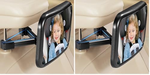 Miroir de poussette et voiture Vinabo pour surveiller bébé pendant vos trajets en famille