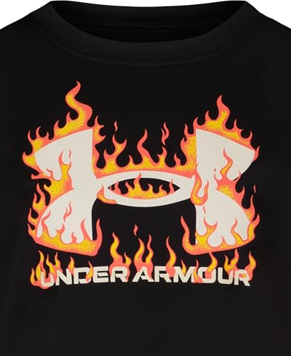 Image of Under Armour Boys' Short Sleeve Core Graphic T-Shirt, Lightweight & Breathable, Relaxed Fit