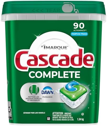 Cascade Complete Dishwasher Detergent Pods, Dish Detergent Soap, Fresh Scent, 90 Count — view 13