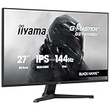Moniteur d'écran iiyama Ecran G-Master Black Hawk, G2741HSU-B1 IPS, FreeSync/Adaptive Sync, 1920x1080@144Hz, 1ms, 350cd Haut-parleurs, HDMI/DP/USB HUB, Black Tuner, i-Style Colour