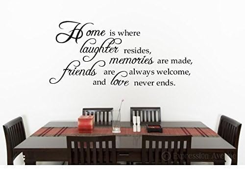 Home is Where - Vinyl Wall Decal, Sticker - Expression Avenue