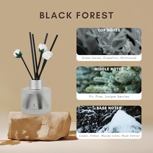 Difusor de varillas Brakula 200 ml Black Vanilla miniatura 2