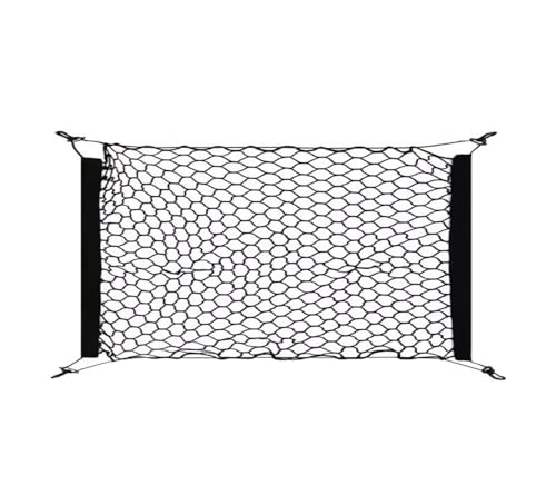 Image of car luggage net Compatible with Geely for EX5 2024 2025 2026 Car Trunk Net Cargo Holding Luggage Nylon Trunk Organizer(110x60cm)