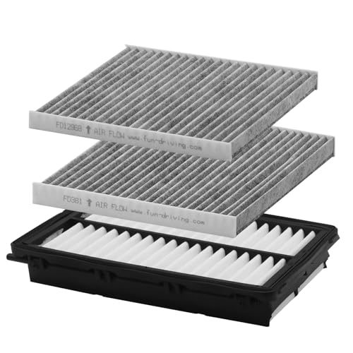 HMENG Comb Engine Cabin Air Filters for Kia Carnival 3.5L