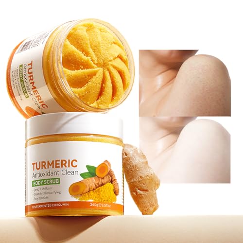 Turmeric Body Scrub-Revitalize And Glow With Turmeric Body Scrub - Exfoliate, Cleanse, And Rejuvenate Your Skin For A Smoother, Radiant Complexion!-Body Exfoliator Scrub-Body Scrub