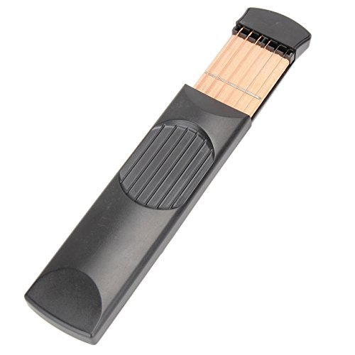 Generic Vintage Mini Portable Pocket Guitar Beginner Practice Gadget Music Tool