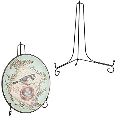 Teamkio Improved Anti-Slip Plate Holder Display Stand, Picture Frame Holder Stand, Easel Display Stand, Book Display Stand (12inch) Cover