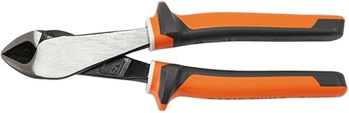 Miniatura 5 de Klein Tools 200028EINS Alicates fabricados en Estados Unidos, Alicates de corte diagonal aislados para electricistas con mango delgado de 1000 V, 8