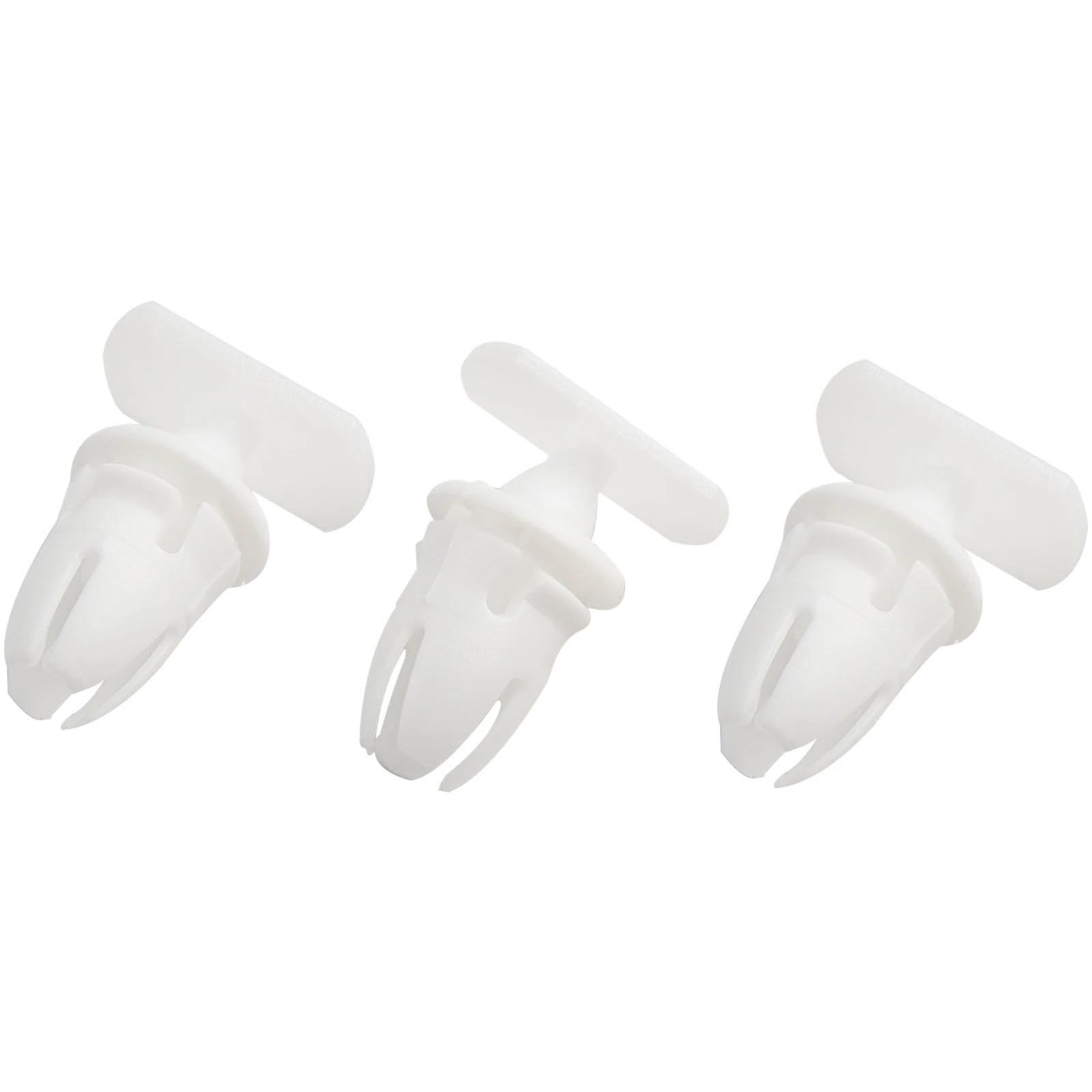 YTQMoreBNZ 20Pcs White Plastic Attachment Clips Push Button Grommet Trim Disassembled For Mercedes Interior Decoration Clip Fasteners