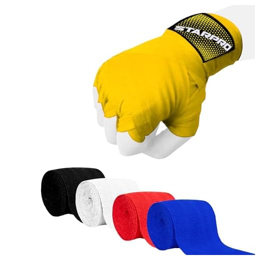 Starpro Boxbandagen | Elastische Boxbandagen mit Daumenschlaufe | 2,55m, 3,5m und 4,5m | Für MMA, Kickboxen, Boxen Sport und Kampfsport | Herren, Frauen & Kinder | Langlebige Handgelenk Bandagen
