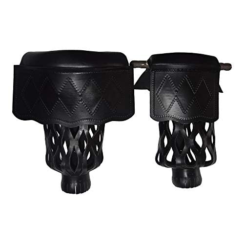 Tga Sports Pu Leather Pool Table Pockets Set Drop Bag Nets Heavy Duty Billiard Table Web, Pack Of 6 (Black) #TOP15