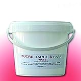 Sucre barbe à papa a la Fraise Seau de 5 Kilos