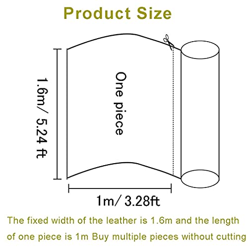 Tissu similicuir anti-usure pour chaises et rénovation de coussins