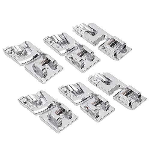 Set de 6 pies para dobladillo enrollado para maquina de coser miniatura 7
