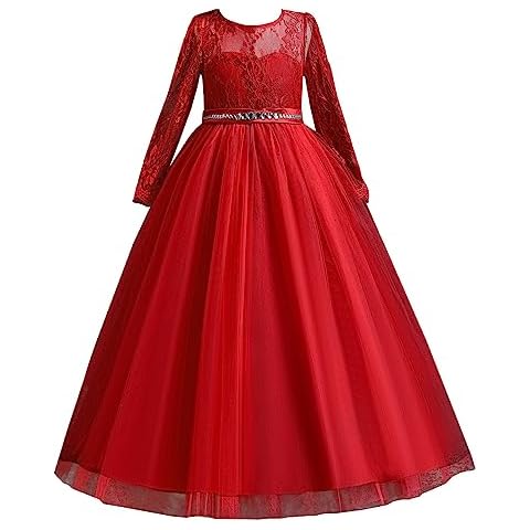 M MUNCASO Lace Long Sleeve Princess Dress Cover