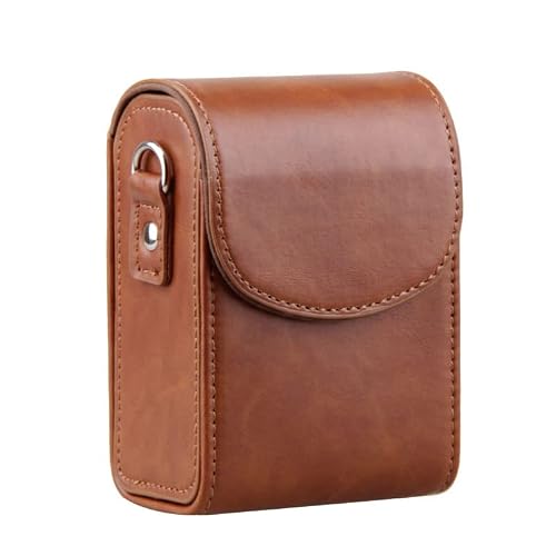 TRIPLE RIVER�EFor Panasonic�݊��i LUMIX DC-TZ95D / DC-TX2D �J�����P�[�X �X�g���b�v�t�� PU���U�[ �V�����_�[�R ���|��(�u���E��)