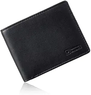 [￠Ｌｅ ｐｏｒｔｅｆｅｕｉｌｌｅ ｄｕ＼ｓａｍｏｕｒａｌ] 【超軽量 『僅か46g 厚さ1.5㎝』】メンズ ラム革 薄型 2つ折り 財布 カード 12枚収納可 小銭入れ 無し 父の日 プレゼント ギフト 箱入り Safari 掲載商品 (Black クロ)
