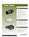 Little Giant CV-114/112 1-1/4-Inch and 1-1/2-Inch ABS Vertical Sump Pump Check Valve, Black, 599059