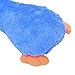 Pssopp Duck Dog Squeaky Toy, Interactive Teeth Cleaning Plush Dogs Chew Toy Dog Companion for Dogs Puppies Pets (Blue)