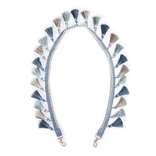 Image of TANOSII Tassel Purse Strap Handbag Strap Replacement Shoulder Crossbody Strap