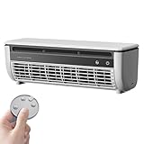 Wireless Charging Air Conditioner, 2025 New Portable Cooling Air Conditioning Fan, No Drilling Kitchen Wall Air Conditioner Fan, Waterproof and Oil-proof, for Kitchen Bedroom Living Room (White)