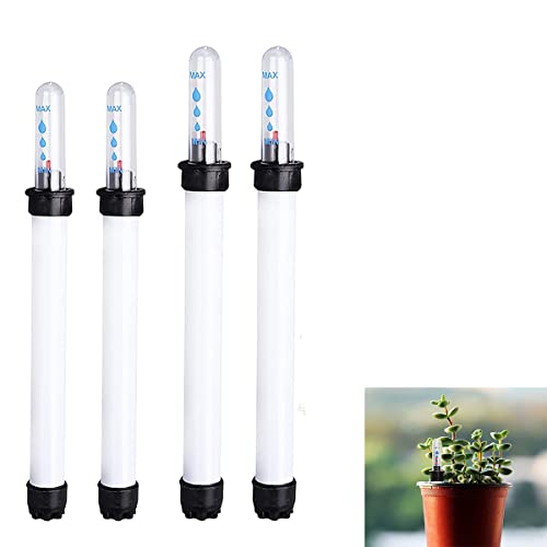 Kanyka 4 Piezas Medidor de Nivel de Agua para Indicador de Plantas Indicador de Nivel de Agua para Plantas Medidor de Humedad del Suelo Sensor Sonda medidor de Humedad del Suelo Cover