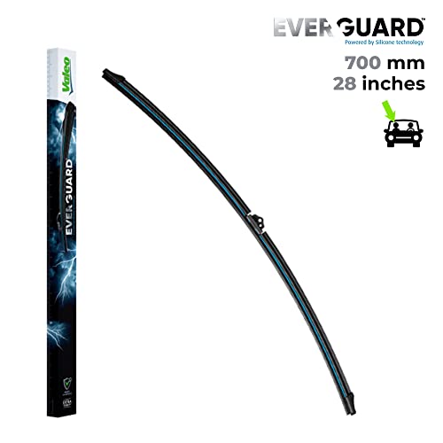 Balais d'essuie-glace plats premium Valeo Everguard en silicone durable x2 - 3