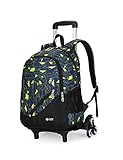 ★ Sistema ergonómico y mejor protección de las espinas y los hombros y facilita la vida escolar solar de los niños