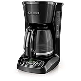 BLACK+DECKER Coffee Maker, 12 Cup, Programmable, Black, CM1105BC