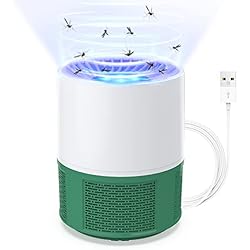 Lámpara antimosquitos, eléctrica antimosquitos exterior, interior, USB mata mosca eléctrica trampa de mosquitos, asesino de insectos, sin ruido asesino de mosquitos, eficaz