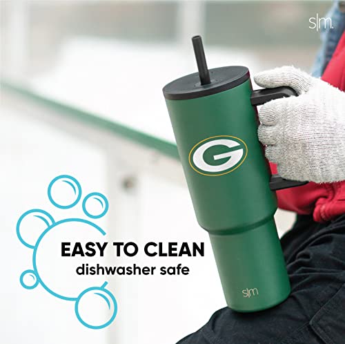 Simple Modern Officially Licensed Nfl 40Oz Tumbler With Handle And Straw Lid | Football Thermos Gifts For Men, Women, Christmas | Trek Collection | Dallas Cowboys #TOP3