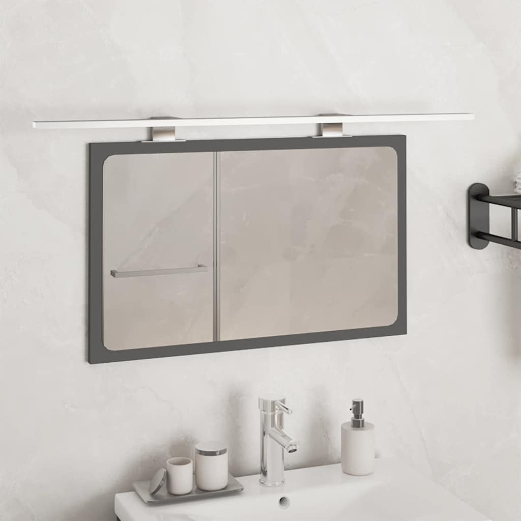 Lampe de miroir LED 13 W Blanc chaud 3000 K 80 cm Aluminium ABS IP44 Protection contre les éclaboussures Éclairage de salle de bain Moderne Économie d'énergie