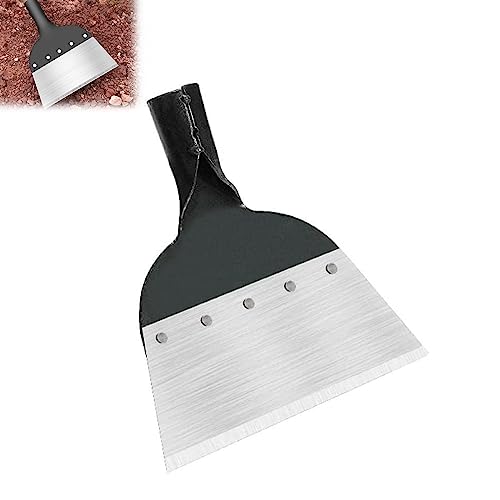 Pala de Limpieza de JardíN,Pala de JardíN Multifuncional,Herramienta de Deshierbe de Acero Al Carbono,Pala Plana de Acero,para JardíN,CéSped,Paleta(23cm)