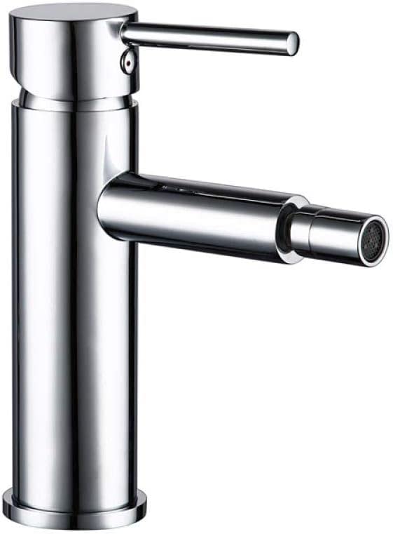 Robinet de bidet à main en laiton chromé et mitigeur eau chaude froide pour salle de bain