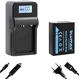 Blumax Akku kompatibel mit Fujifilm NP-W126s [ 1140mAh ] + Speed Charger Fuji NP-W126 für X-A7 X-E4 X-H1 X-M5 / X-Pro3 X-S10 X-T3 X-T30 II X-T200