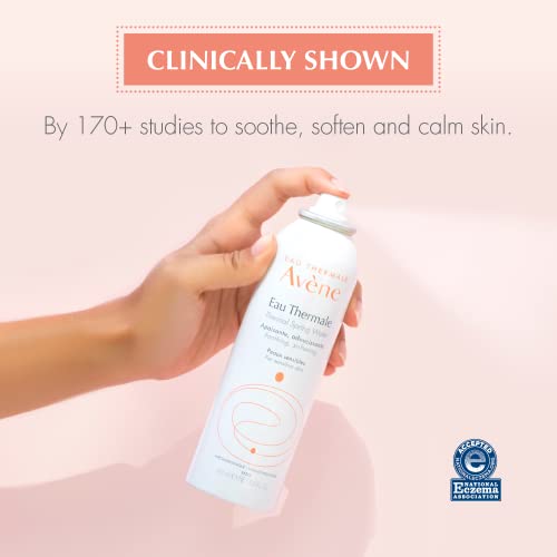 Eau Thermale Avene Thermal Spring Water, Soothing Calming Facial Mist Spray for Sensitive Skin, Fragrance-Free, Alcohol-Free, 1.6 oz.