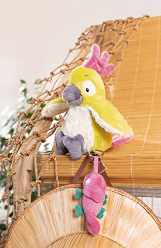 NICI Kuscheltier Kakadu Jaya 25 cm – Stofftier aus weichem Plüsch, farbenfrohes Plüschtier zum Kuscheln und Spielen, für Kinder & Erwachsene, 48957, tolle Geschenkidee, grün