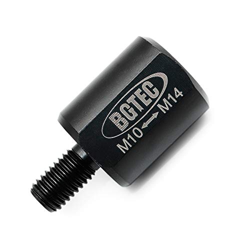 BGTEC Adaptador de rosca macho M10 a rosca hembra M14 para puntas de núcleo de diamante