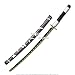 Munetoshi 38” Munetoshi Dull Steel LARP Cosplay Anime Sanemi Shinazugawa Demon Sword Scabbard Costumes