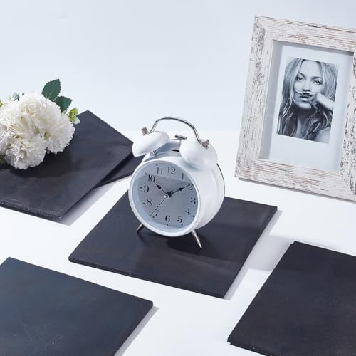 AHANDMAKER 5 Stück Vollgummiplatten Streifen Rollen 20x20x0.6cm Dickes Neopren Crash Dämpfungspad Perfekt Für DIY Gummidichtungen Wetterschutz Polsterung