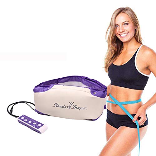 ZFAZF Cinturón Vibratorio para Masaje Cinturón de Sauna con Sistema de Calor, Adelgazante y Masaje para Abdominal/Espalda/Lumbar/Pantorrilla/Nalgas