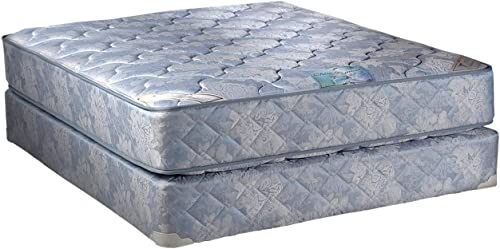 DS Solutions USA Chiro Premier (Blue Color) 2-Sided Full Mattress Set with Mattress Cover Protector