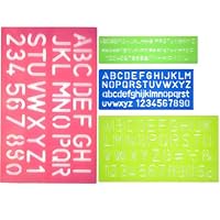 Schablonen Buchstaben Buchstabenschablonen Klein Zufällige Farbe Zeichenschablone Buchstaben Zahlen Schablone Groß für DIY